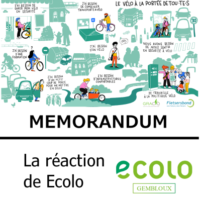 Memorandum du Gracq : la réaction de Ecolo